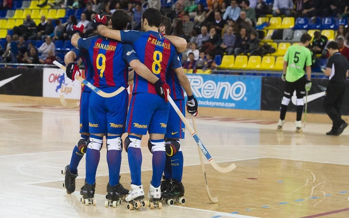 FC Barcelona Lassa – CH Lloret Vila Esportiva: Décima victoria a ritmo de goleada (8-0)