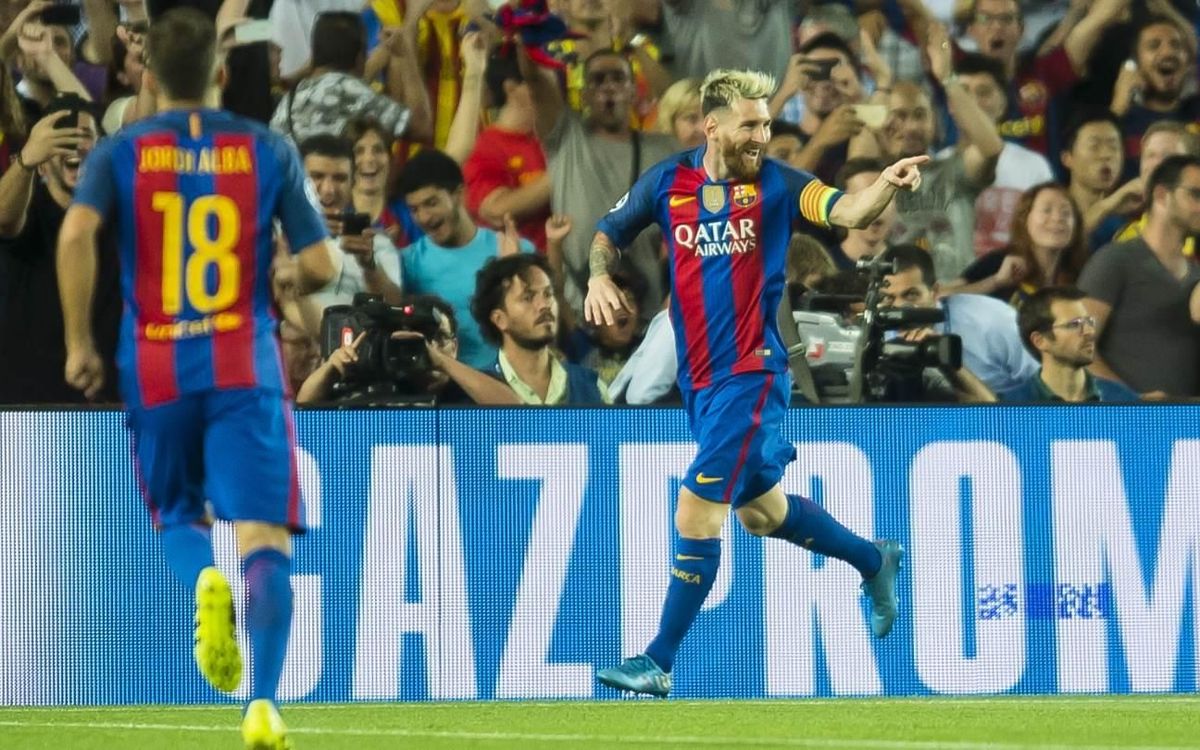 The 20 goals scored by FC Barcelona in the Champions League group stage