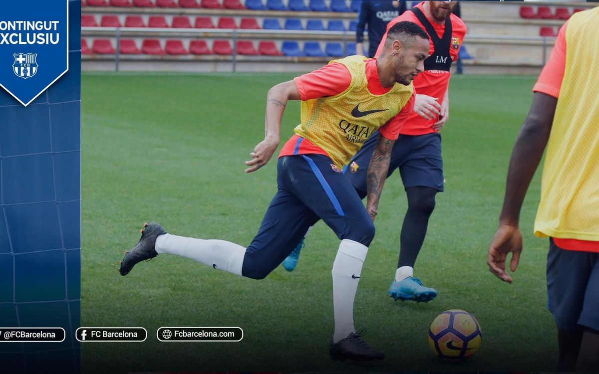 L’espectacular partit d’entrenament entre els jugadors del FC Barcelona