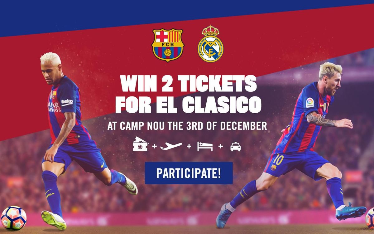 Win a trip to see El Clásico at Camp Nou