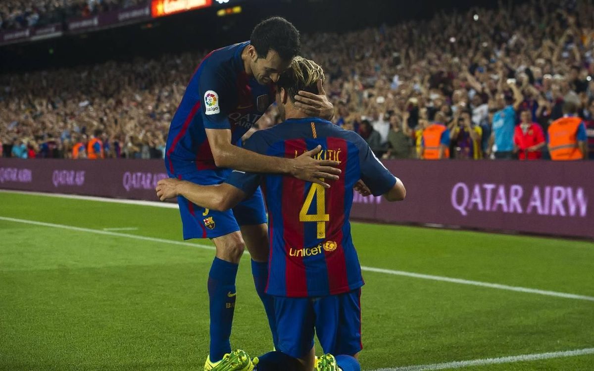 Four more FC Barcelona internationals in action