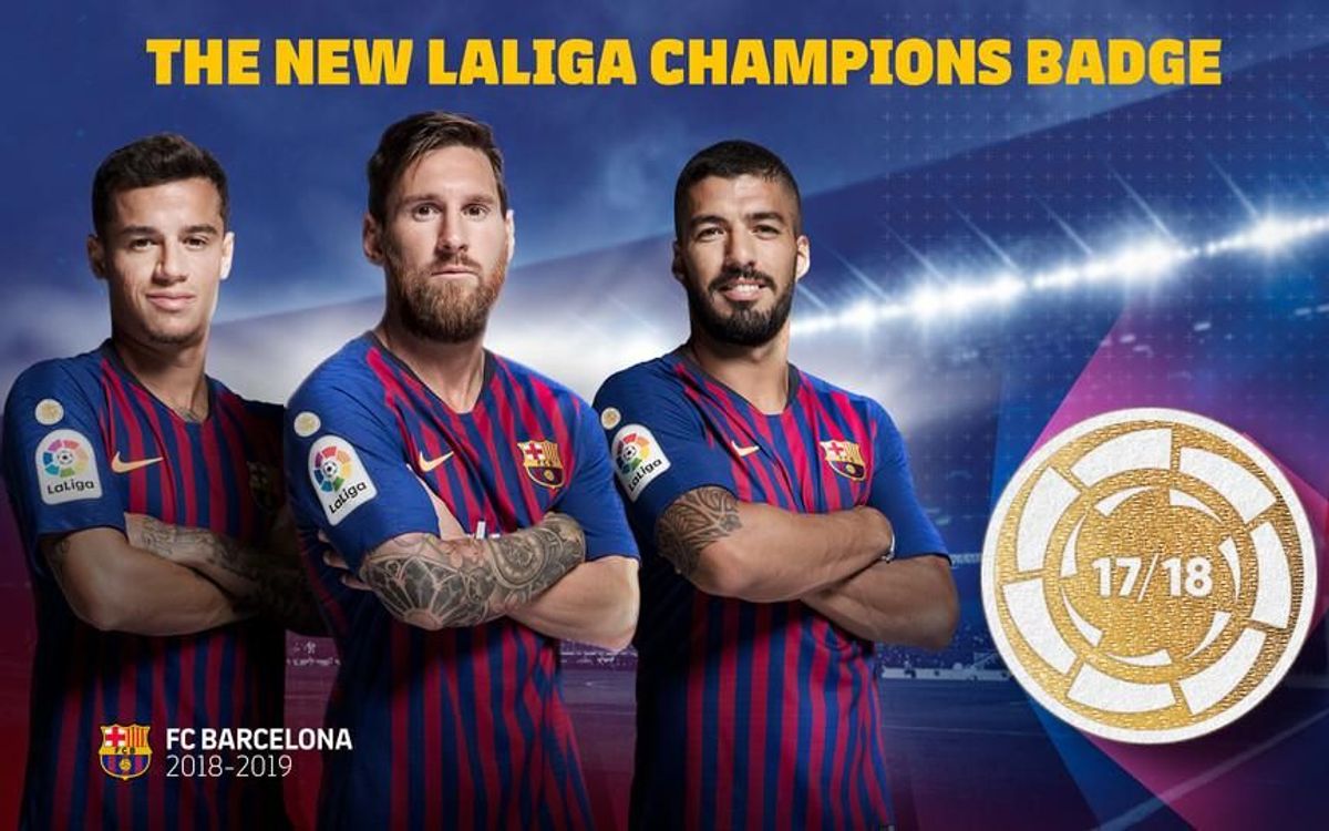 Barça to debut new LaLiga champions badge