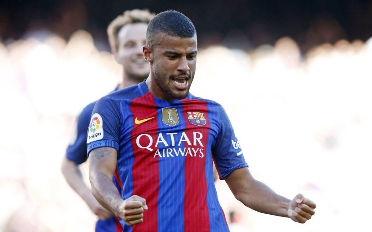 Primer doblete de Rafinha con el FC Barcelona