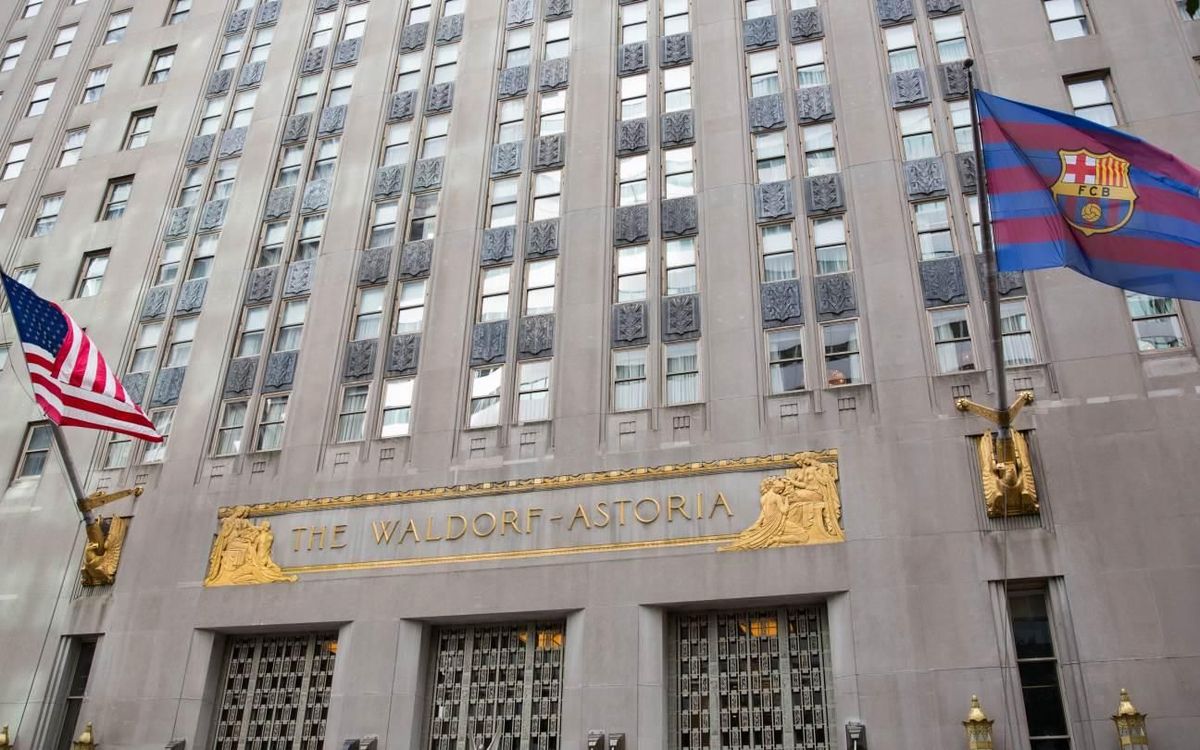 El Barça hissa la bandera a Nova York