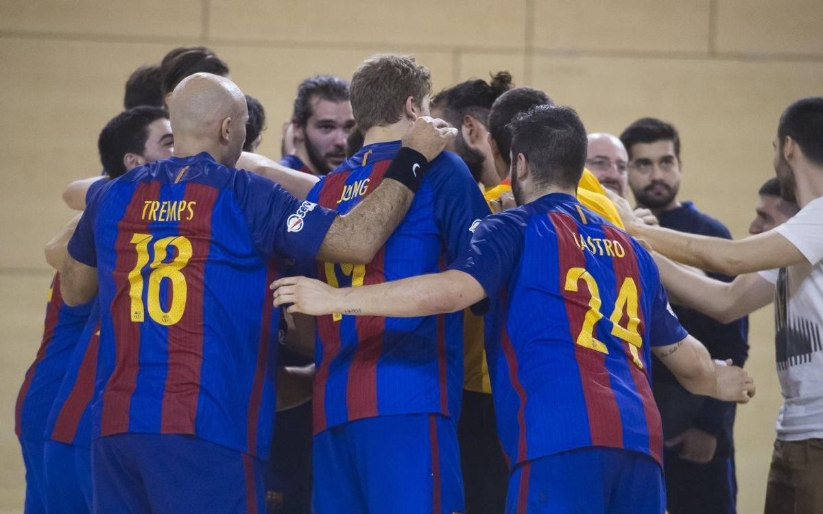 FC Barcelona Lassa B - Fertiberia Puerto Sagunto: El filial comença el somni (34-31)