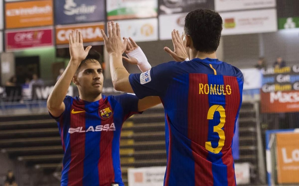 FC Barcelona Lassa – FS Castellar: Debut oficial amb victòria i a la final (11-0)