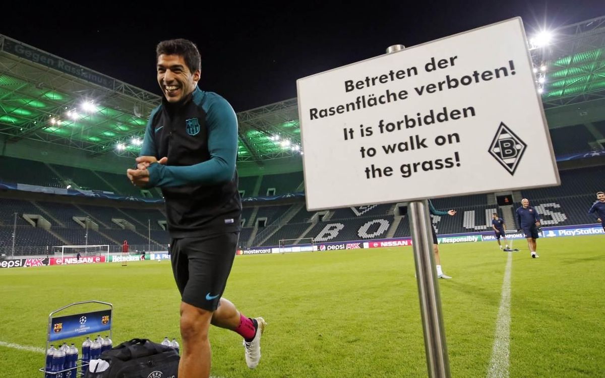 Training at Borussia-Park