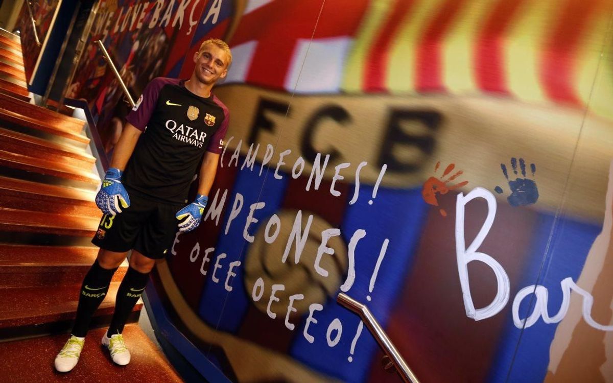 Jasper Cillessen 'very pround to be at Barça'