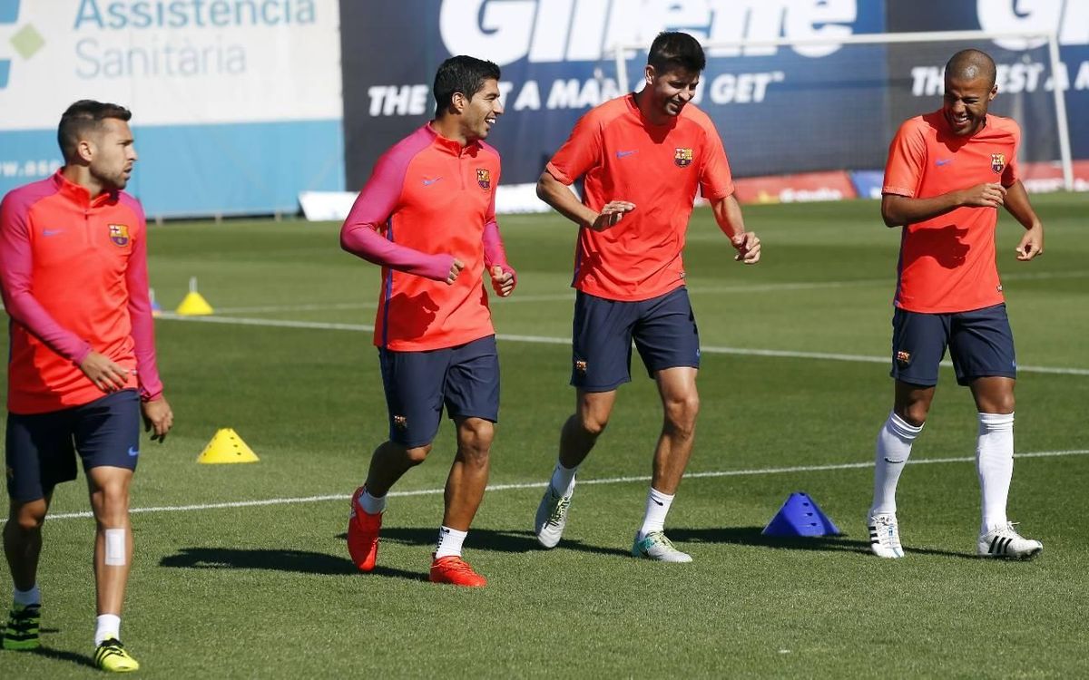 Entrenament de recuperació per començar a pensar en l’Atlètic