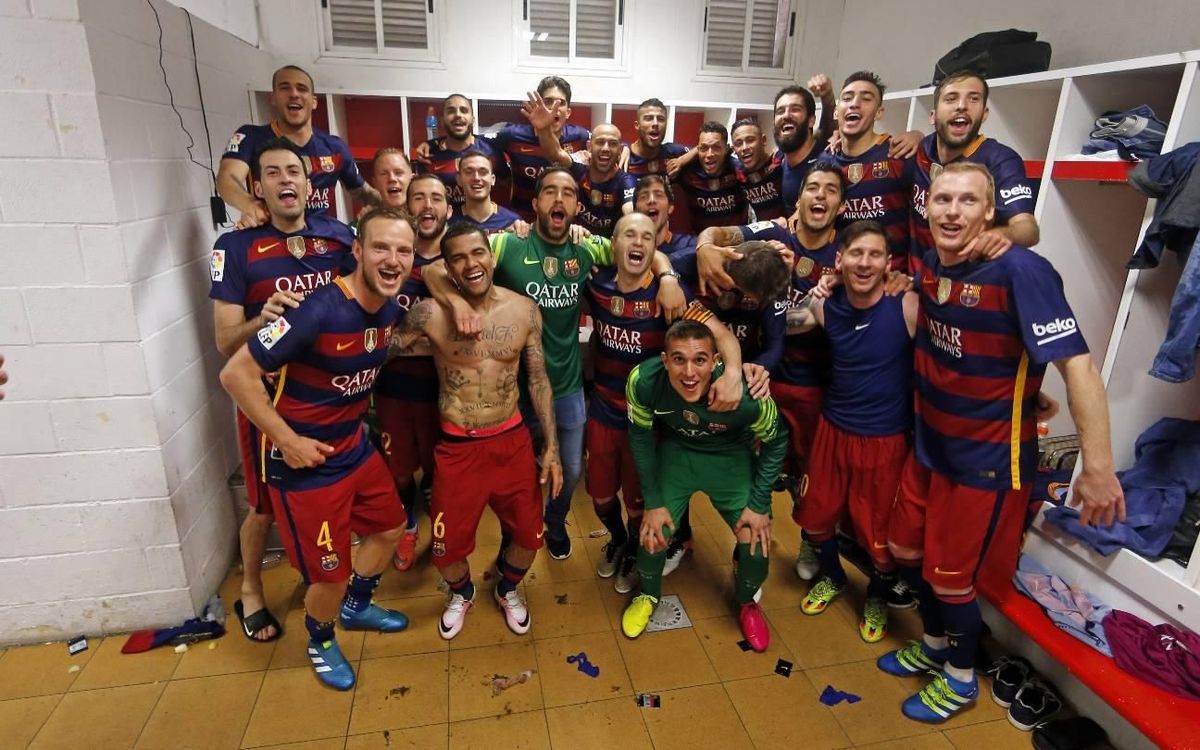 Relive the day FC Barcelona clinched the Liga title in Granada