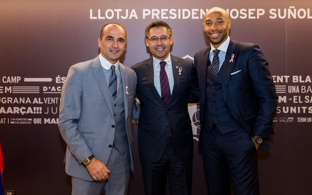 Intensa actividad en el Palco 'President Suñol' en la previa del partido contra el Manchester City