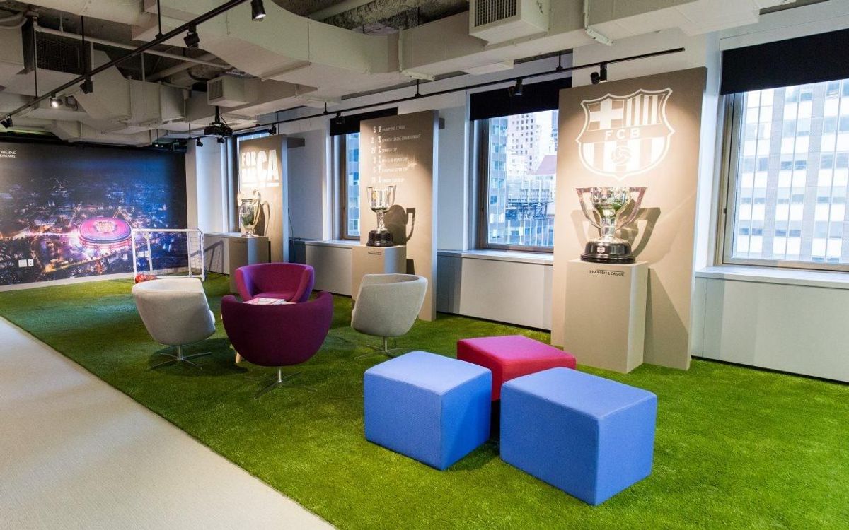 FC Barcelona all set for kickoff in New York City