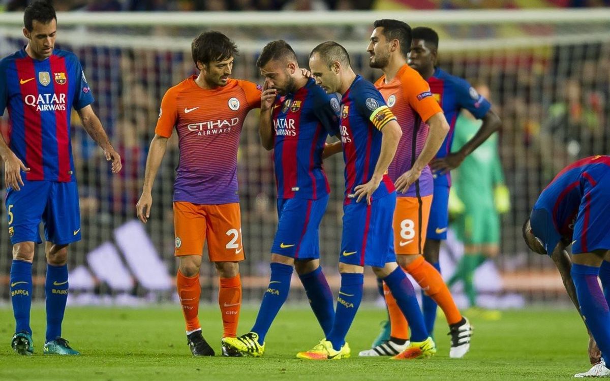 Gerard Piqué et Jordi Alba, blessés