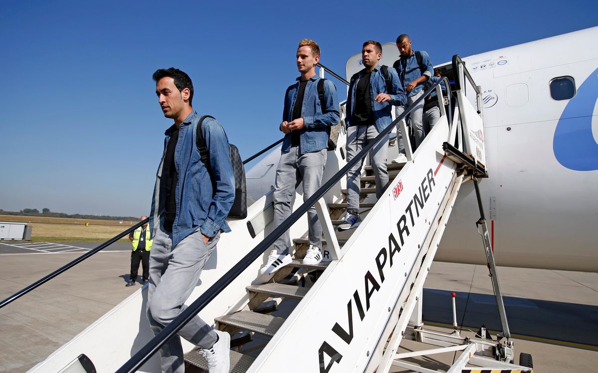 El Barça ya está en Alemania