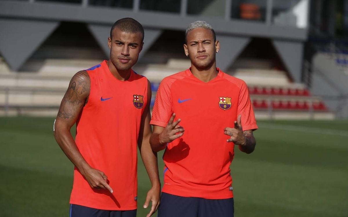 Neymar Jr, la novedad en el entrenamiento