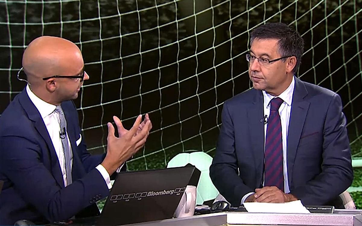 Bartomeu talks to U.S. media about Club's €1 billion revenue goal