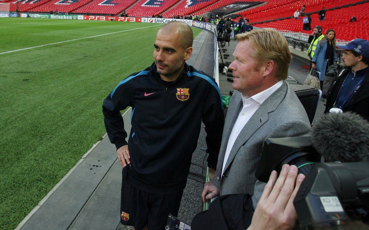 Guardiola y Koeman se citan en Manchester antes de la Champions