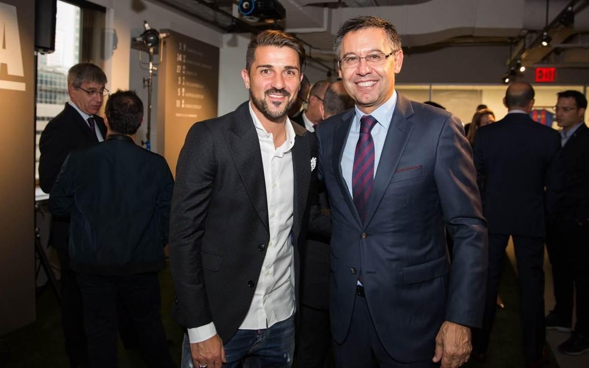 ニューヨークでのバルサVIPプレーヤー