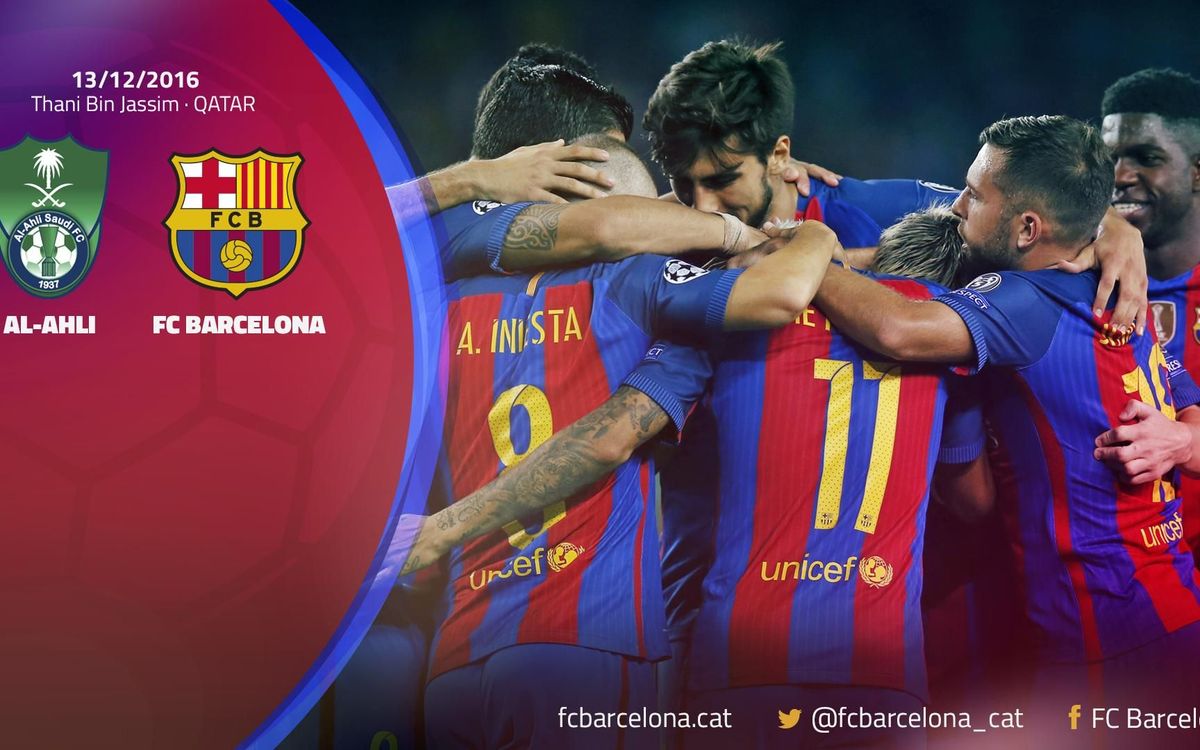 El FC Barcelona jugarà el 13 de desembre un amistós a Doha davant l'Al-Ahli Saudi FC
