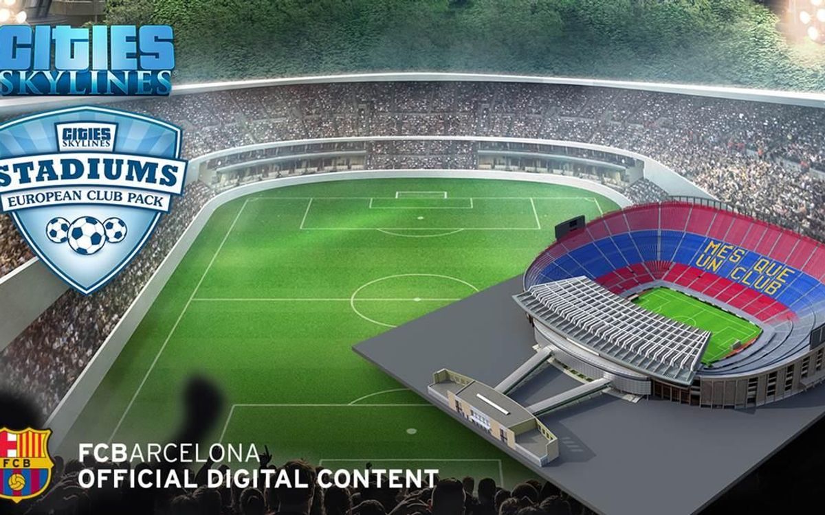 El FC Barcelona, inclòs en el joc premiat de Cities:Skylines