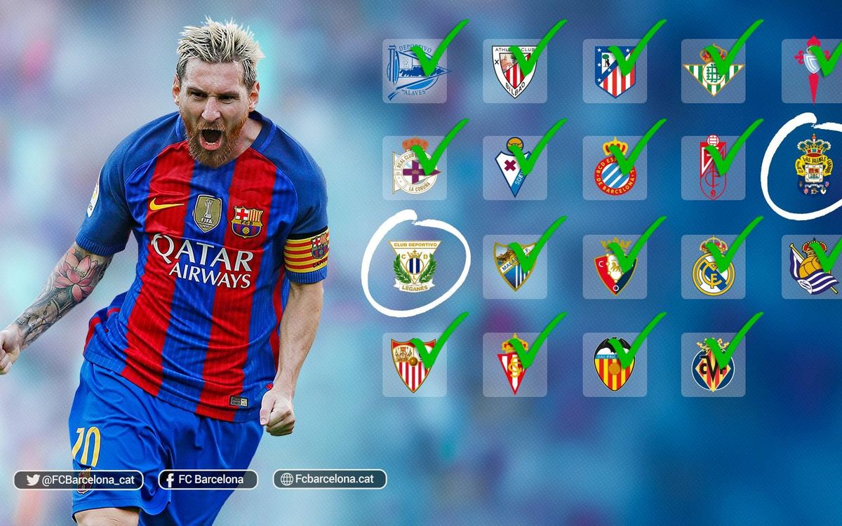 El Leganés, penúltimo reto de Leo Messi