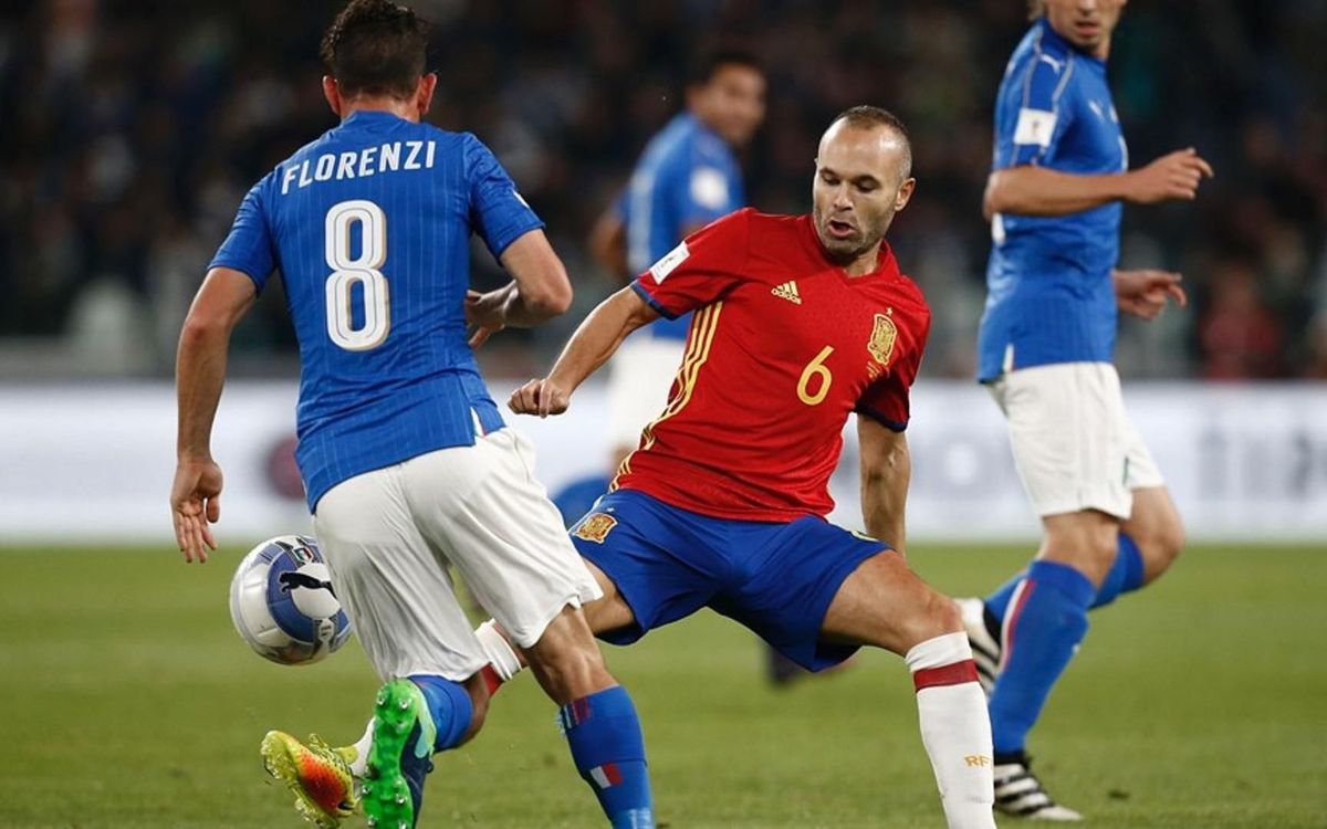 Spain draw with four Barça players in the team