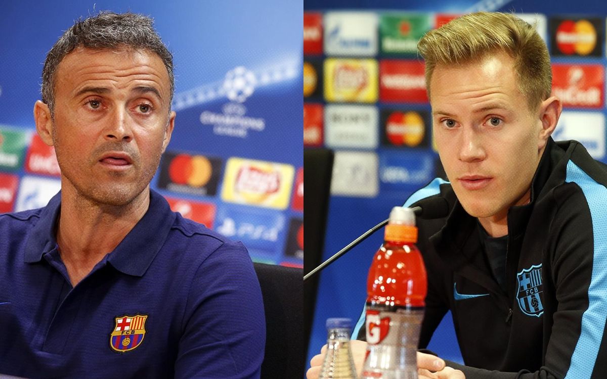 LIVE - Luis Enrique and Ter Stegen press conference