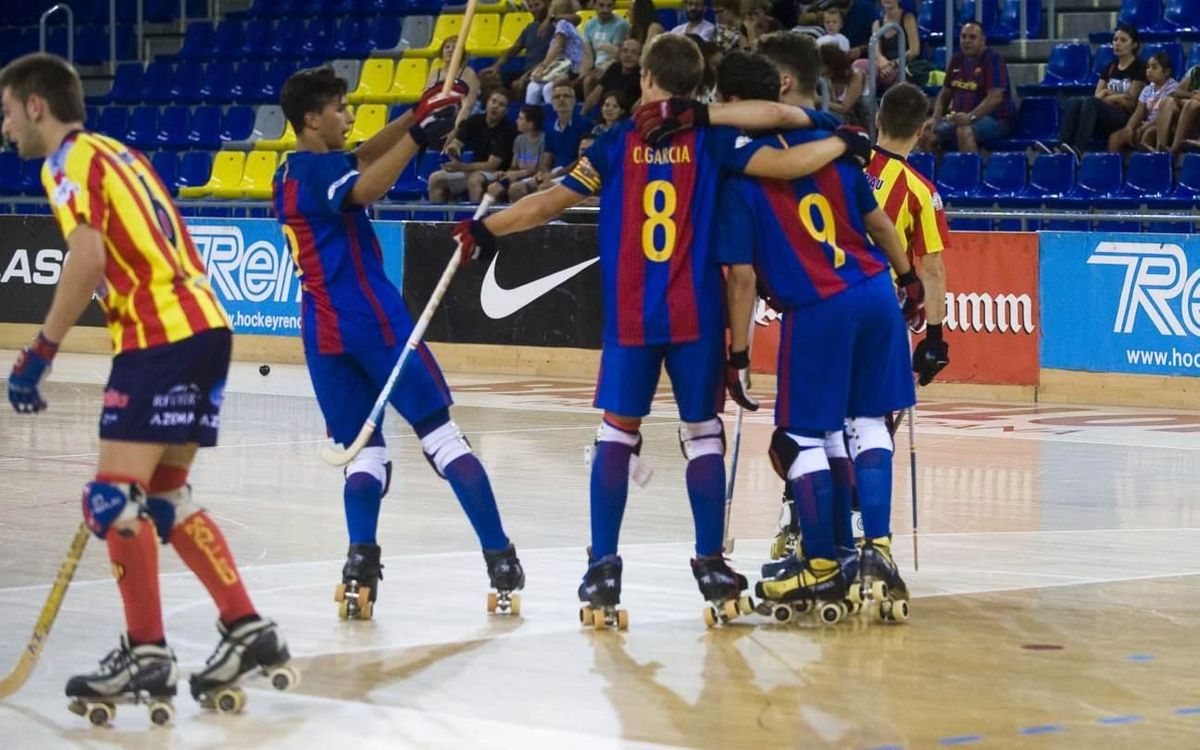 FC Barcelona Lassa B – CP Manlleu: Victòria final del filial i a semifinals (5-4)