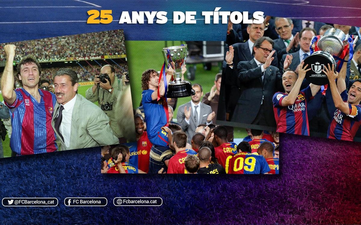 25 anys de títols culers