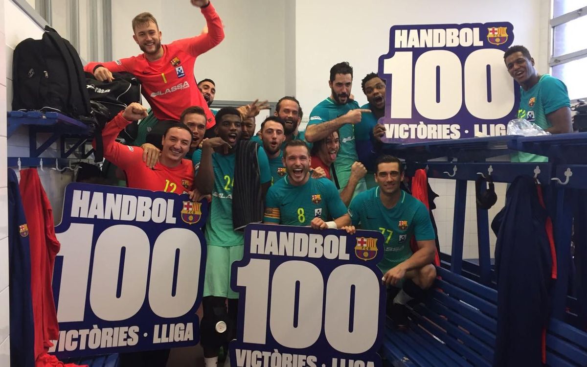 BM Sinfín - FC Barcelona Lassa: ¡Cien victorias consecutivas en la Liga! (22-27)
