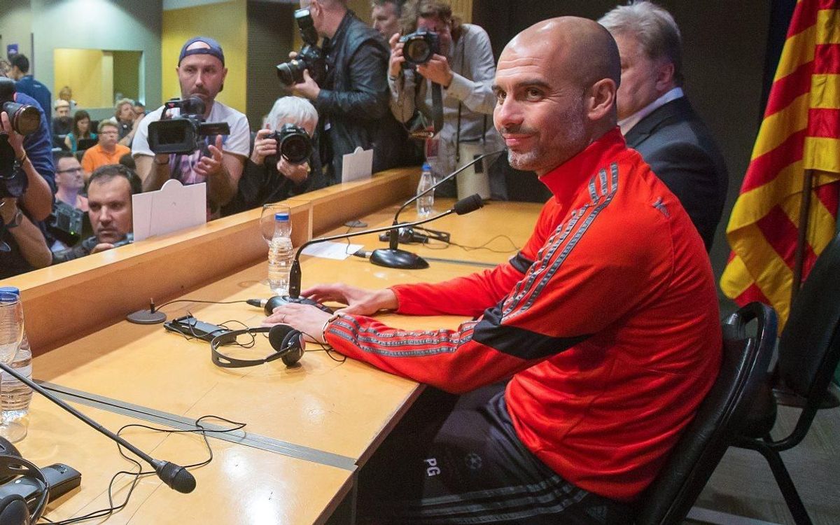 LIVE Pep Guardiola's press conference ahead of Man City's game v Barça