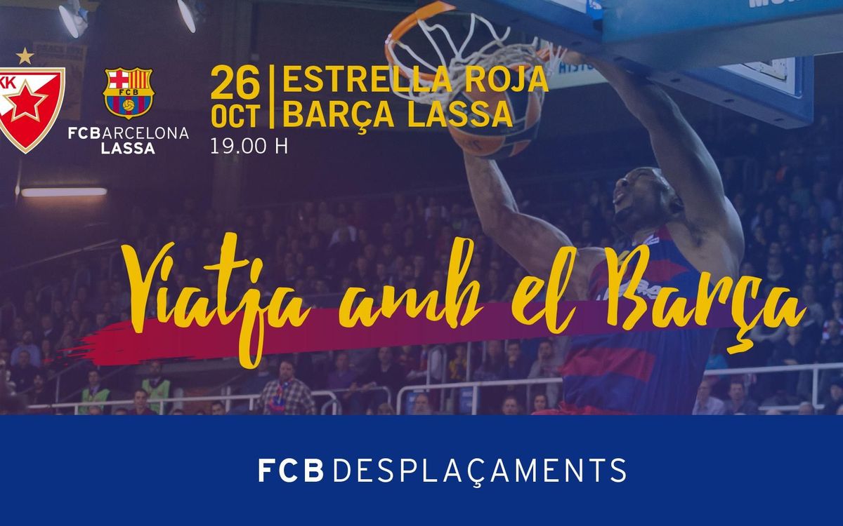 Viatge a Belgrad per animar l’equip de bàsquet a l'Eurolliga