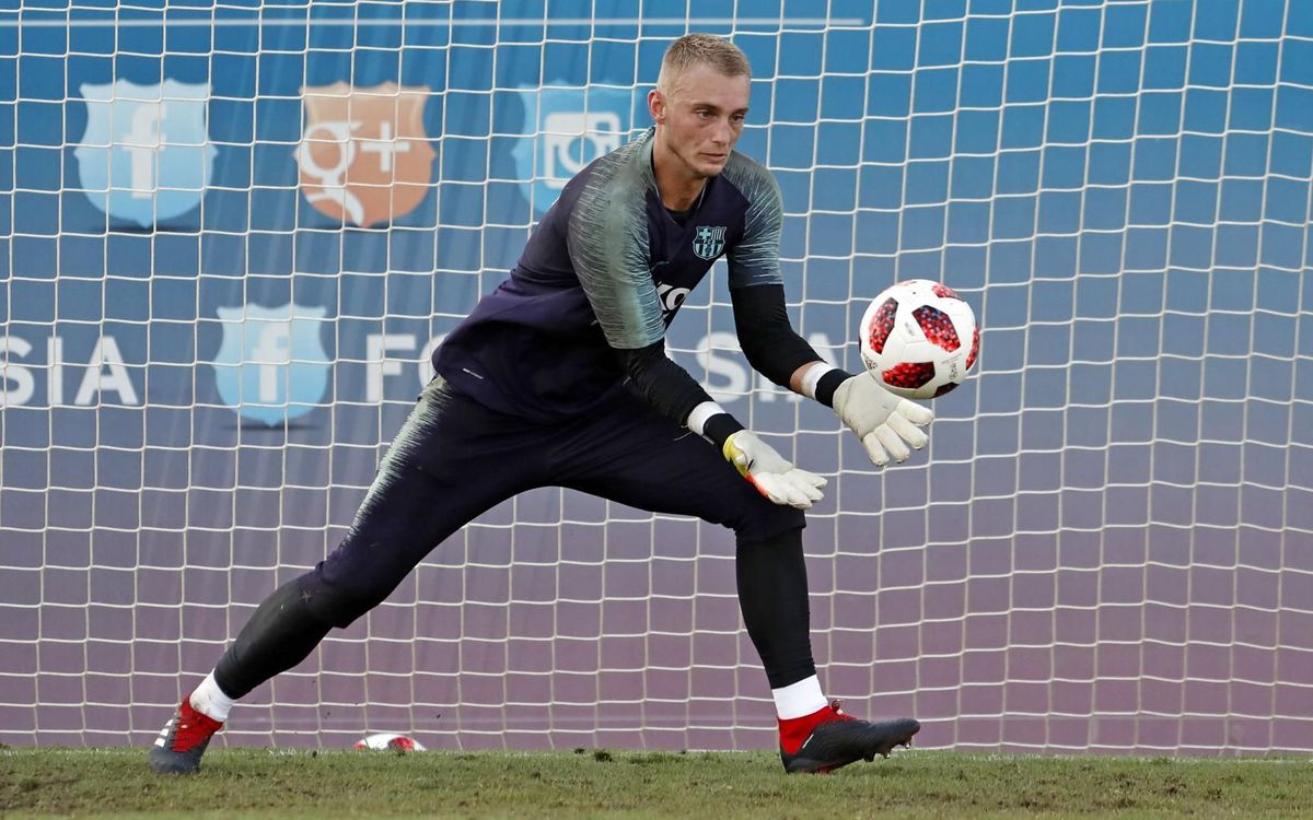 Jasper Cillessen, baja para el partido contra el Valladolid