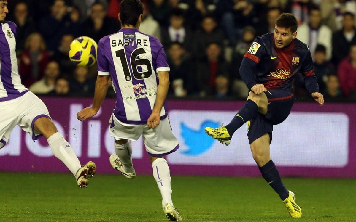Los goles de Messi en Valladolid