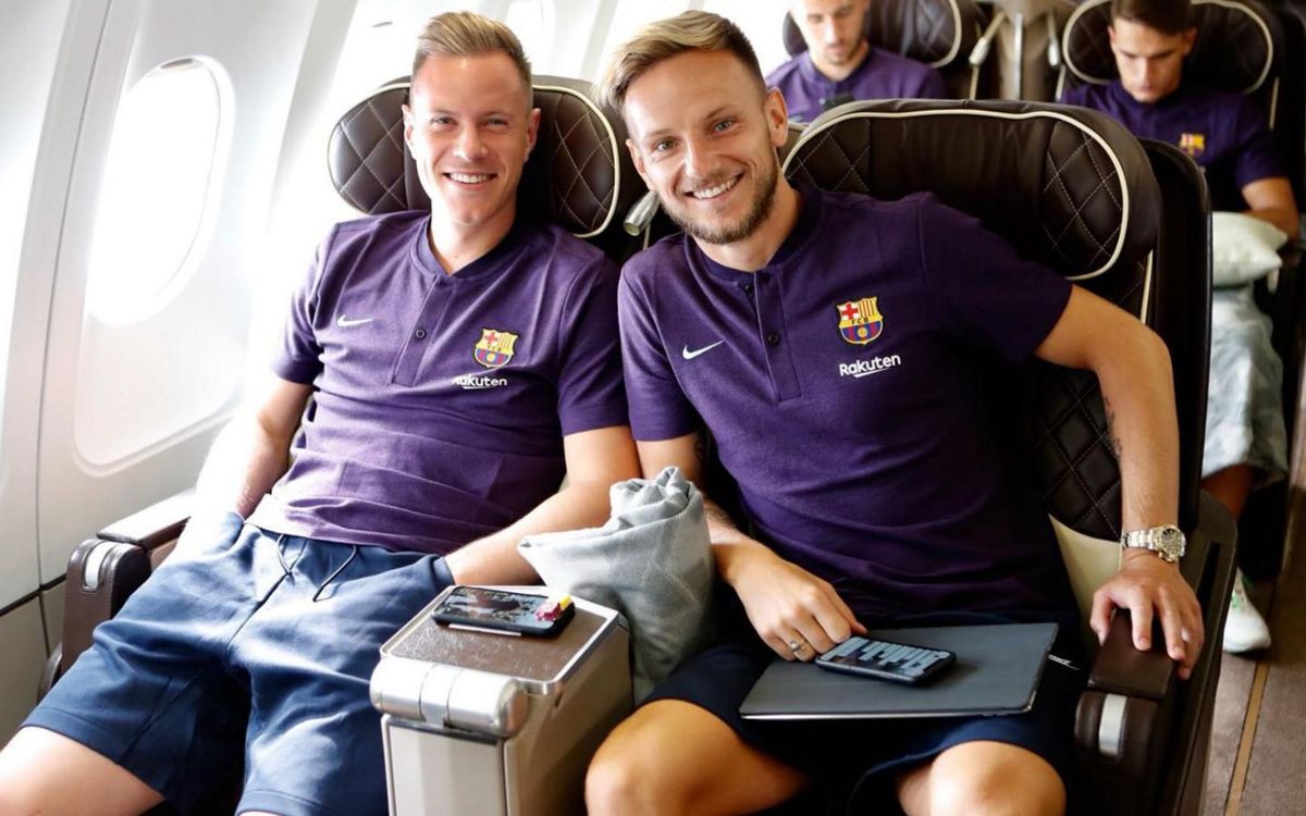 Así ha sido el viaje del FC Barcelona a Tánger