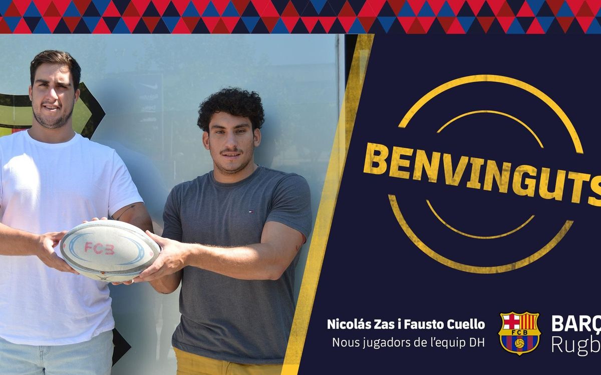 Nicolás Zas i Fausto Cuello les dues primeres incorporacions