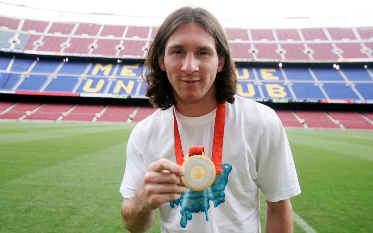 10 años del oro olímpico de Lionel Messi