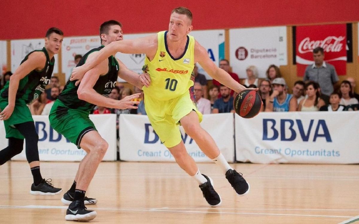 Divina Seguros Joventut-FC Barcelona Lassa: Derrota en un primer amistós molt igualat (65-62)