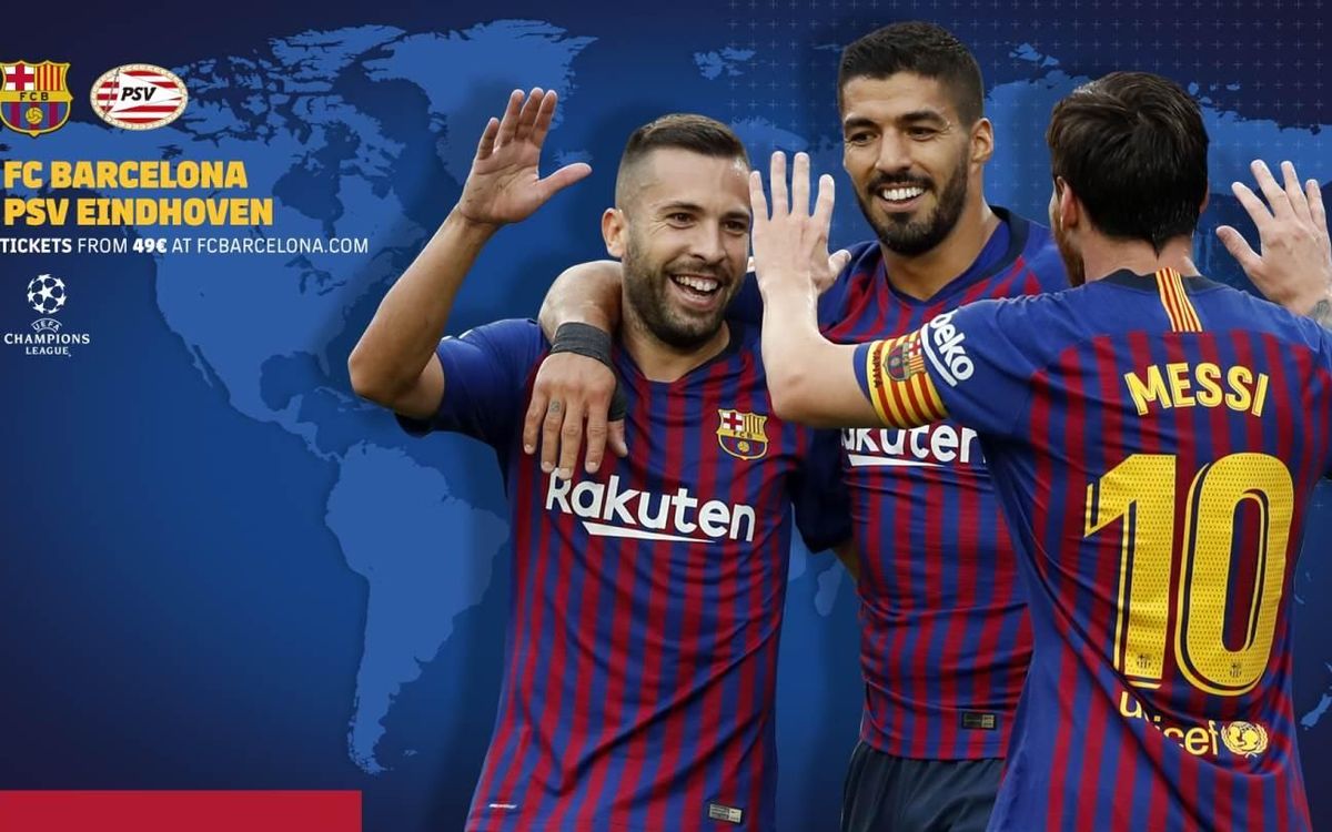 Cuándo y dónde ver el FC Barcelona - PSV Eindhoven