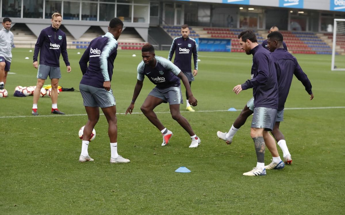 Raining in training on Friday morning