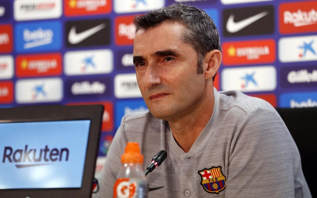 Ernesto Valverde talks Barça vs Huesca