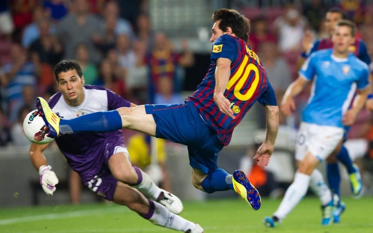 Revive la última vez que el Barça marcó ocho goles en la Liga en el Camp Nou