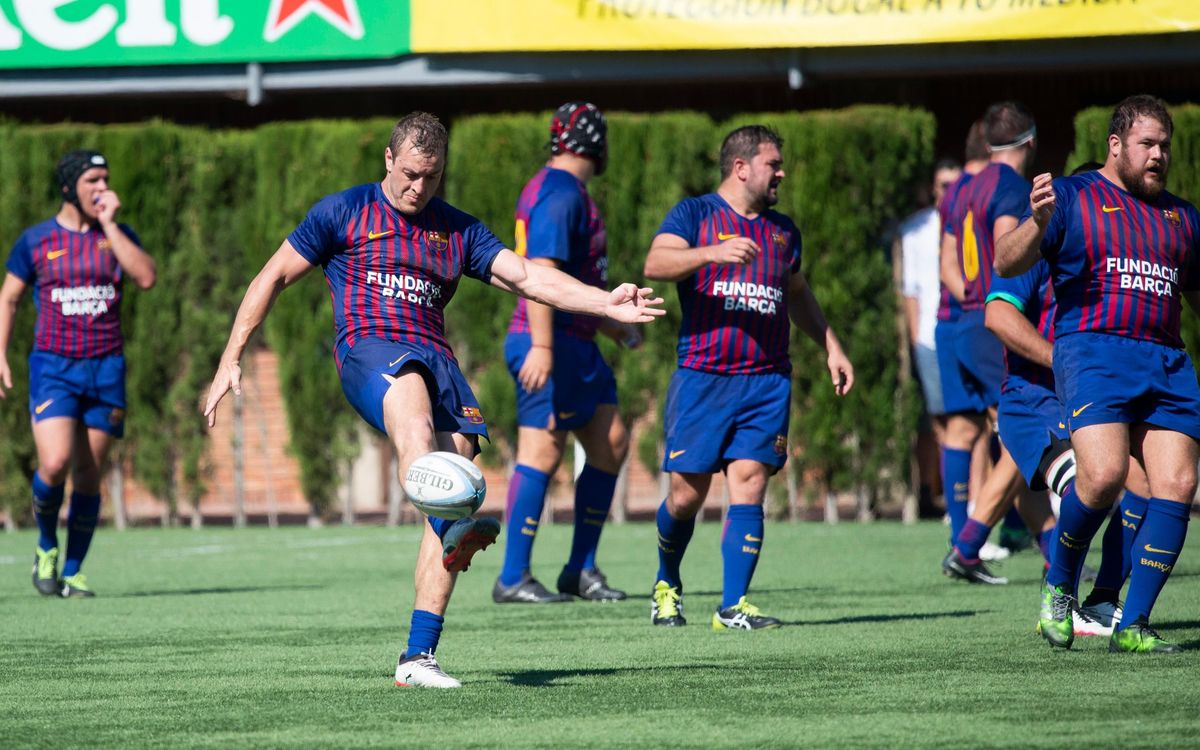 El Barça de Rugby recibe al Alcobendas en plena lucha por el segundo lugar en la clasificación
