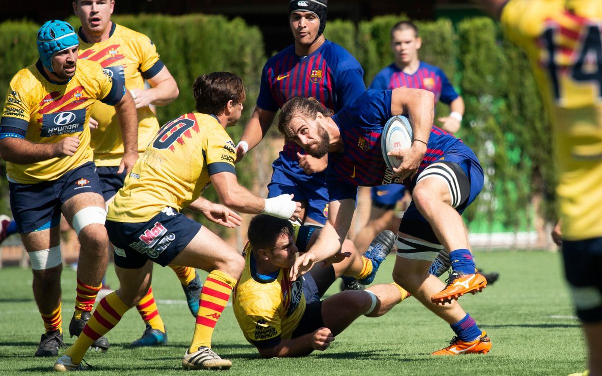 El Barça de rugby reafirma su papel de equipo puntero (26-27)
