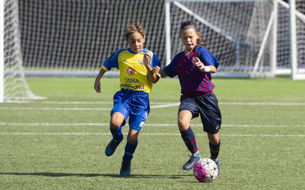 El Alevín-Benjamín compite en una Liga masculina