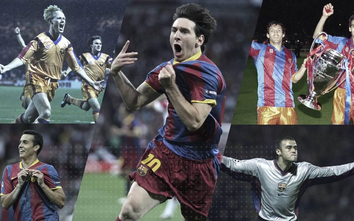 Barça's goals at Wembley