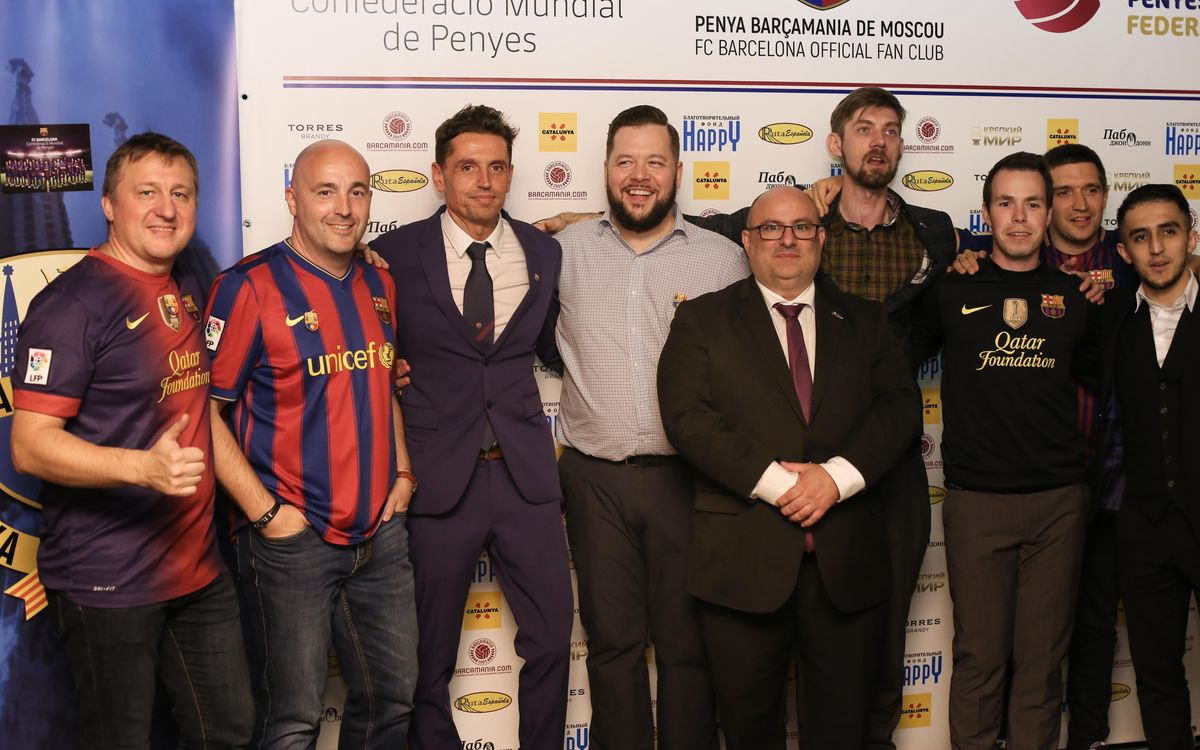 Se inaugura oficialmente la Peña Barçamania de Moscú