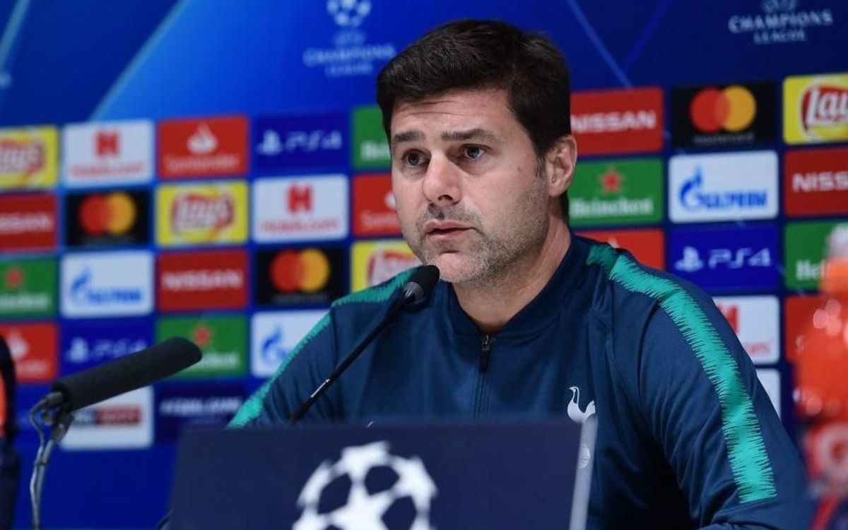 Mauricio Pochettino speaking before Tuesday's game with FC Barcelona