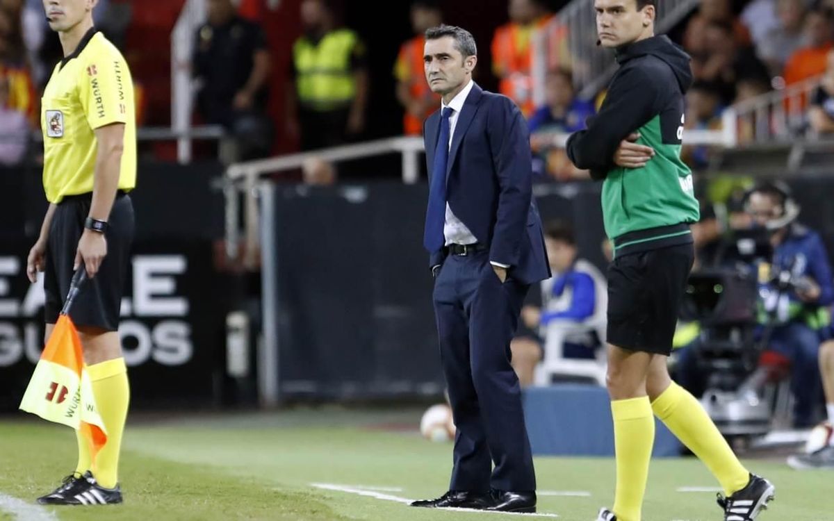Ernesto Valverde: “Hemos tenido el control, pero nos ha faltado el acierto”