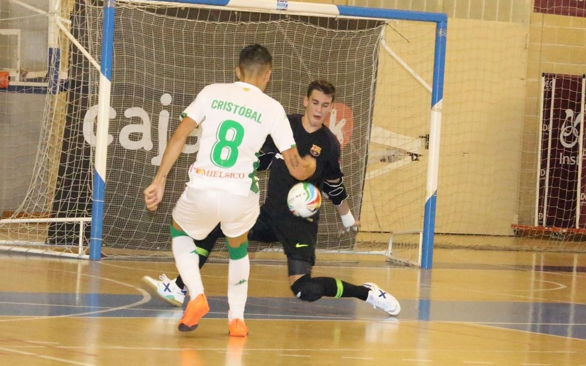 Córdoba CF Futsal - Barça Lassa B (4-4): Empate en los últimos minutos